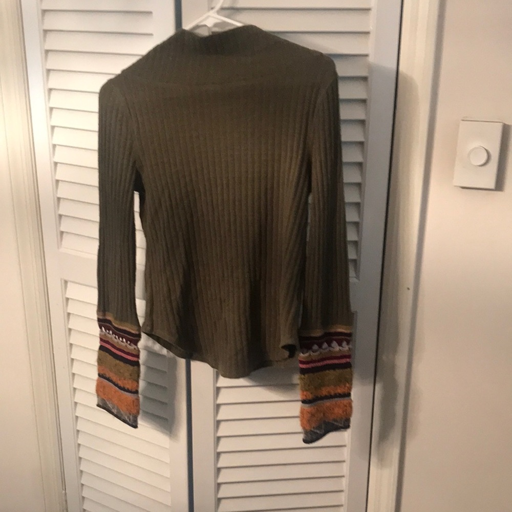 Free people slouchy funnel neckline